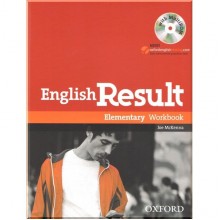 English Result Elementary Workbook with answer key booklet and MultiROM