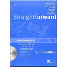 Straightforward Second Edition Pre-Intermediate Teacher's Book with CD-ROM and Practice Online access
