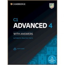 Cambridge English: C1 Advanced 4 Authentic Practice Tests with answers, Downloadable Audio and Resource Bank