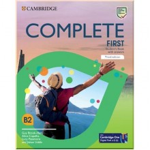 Complete First Third Edition Student's Book with answers and Cambridge One Digital Pack