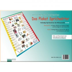 Das Plakat Sprichwörter mit Übungsheft