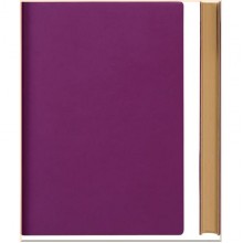 Signature A6 Lined Notebook Purple