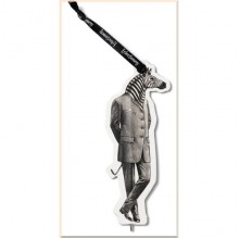 Eclectionery Flat Bookmark Pens: Zebra