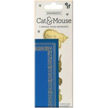 Bookminders Brass Page Markers: Cat and Mouse