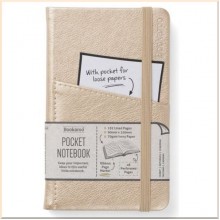 Bookaroo Pocket A6 Notebook Gold