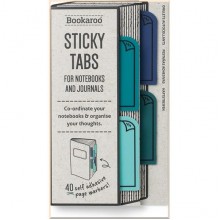 Bookaroo Sticky Tabs Blues