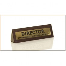 Wooden Desk Sign: Director