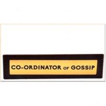 Wooden Desk Sign: Co-ordinator