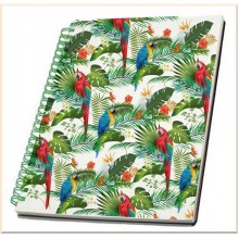 Tropical Parrot A6 Notebook