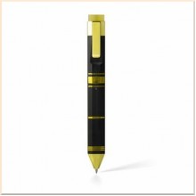 Pen Bookmark Black + Gold with Refills