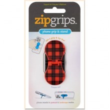 ZipGrips Red Tartan