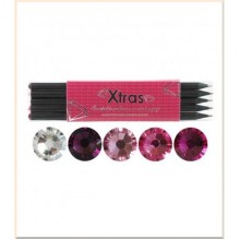 Swarovski Crystal Pencils Pink Set