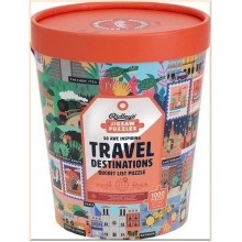 50 Awe-Inspiring Travel Destinations Bucket List 1000-Piece Puzzle