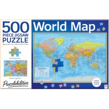 World Map 500 Piece Jigsaw Puzzle
