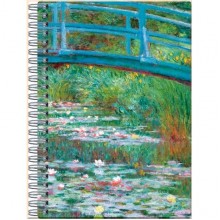 Monet Footbridge Wire-O Journal
