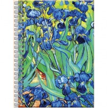 Van Gogh Irises Wire-O Journal