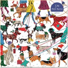 Winter Dogs 500 Piece Puzzle