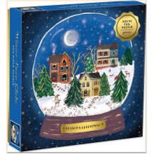 Winter Snow Globe 500 Piece Puzzle