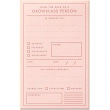 Grown-ass Person Memo Pad