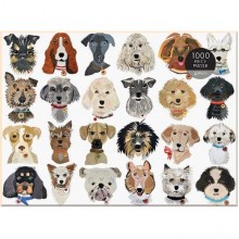 Paper Dogs 1000 Piece Puzzle