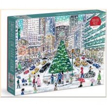 Michael Storrings Snowfall on Park Avenue 1000 Piece Puzzle