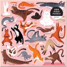 Yoga for Cats 500 Piece Puzzle