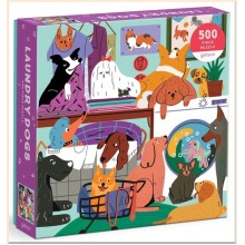 Laundry Dogs 500 Piece Puzzle