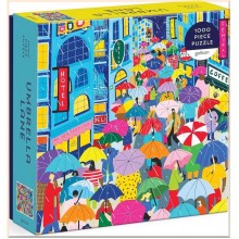 Umbrella Lane 1000 Piece Puzzle