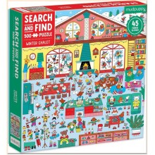 Winter Chalet Search and Find Puzzle
