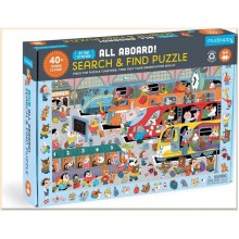 All Aboard! Train Station Search and Find Puzzle