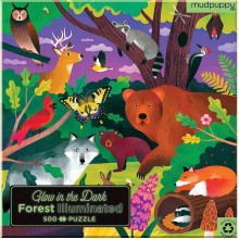 Forest Illuminated 500 Piece Glow in the Dark Puzzle