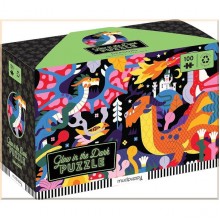 Dragons 100 Piece Glow in the Dark Puzzle