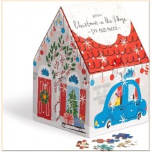 Christmas in the Village 500 Piece House Puzzle