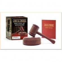 - Law and Order: Mini Gavel Set with Sound