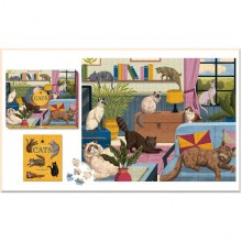 For the Love of Cats 500-Piece Puzzle