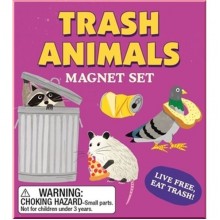 Trash Animals Magnet Set
