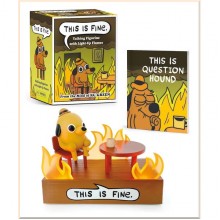 - This Is Fine Talking Figurine