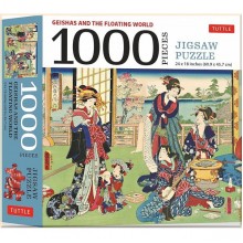 Geishas and the Floating World 1000 Pieces Jigsaw Puzzle
