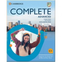 Complete Advanced Third Edition Student's Book with answers and Digital Pack