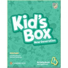 Kid's Box New Generation 4 Activity Book with Digital Pack