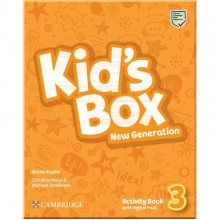 Kid's Box New Generation 3 Activity Book with Digital Pack