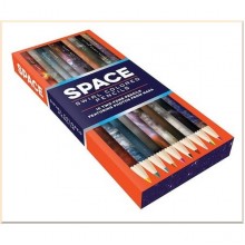 Space Swirl Colored Pencils: 10 Two-Tone Pencils