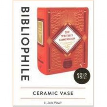 Bibliophile Ceramic Vase: The Writer's Companion