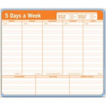 , 5 Days a Week Paper Mousepad