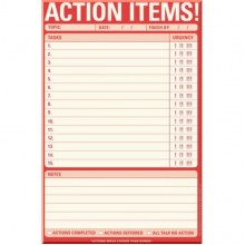 Action Items! Pad