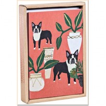 Dogs and Plants Luxe Foil Notecard Box