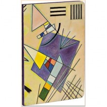 Black and Violet by Vasily Kandinsky A5 Notebook