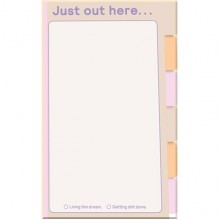 Just Out Here... Tabbed Sticky Notes