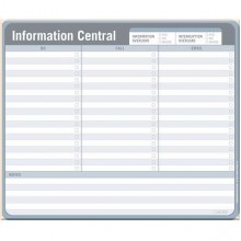 , Information Central Paper Mousepad (Blue/Gray)