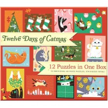 Twelve Days of Catmas: 12 Puzzles in One Box